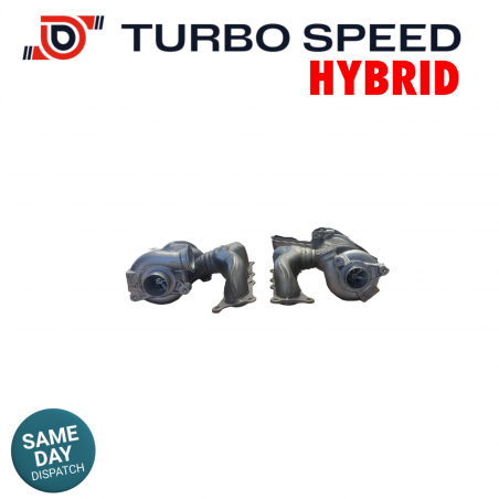 49131-07026 49131-07006 - Reconditioned Hybrid Turbocharger - BMW 135i 335i 535i 3.0L