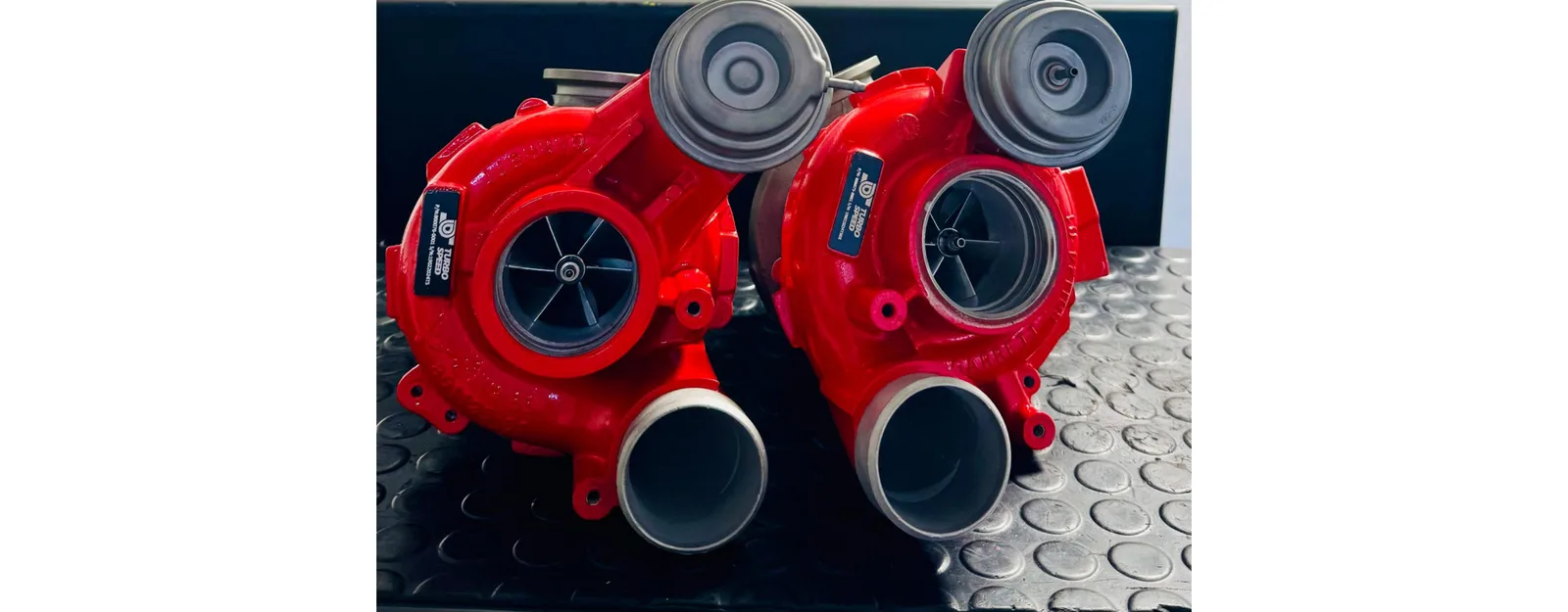One of our hybrid turbocharger projects - TS850 for BMW f10 M5 producing 850BHP